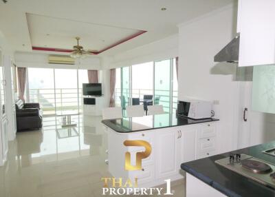 Sea view - Corner one bedroom unit for sale at View Talay 7