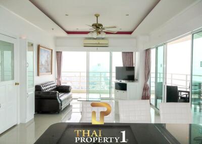 Sea view - Corner one bedroom unit for sale at View Talay 7