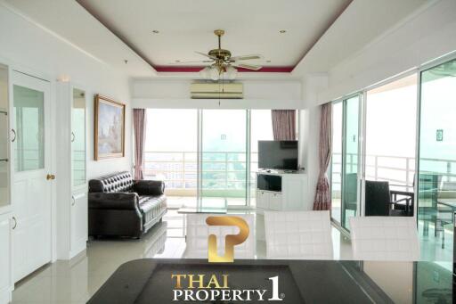 Sea view - Corner one bedroom unit for sale at View Talay 7