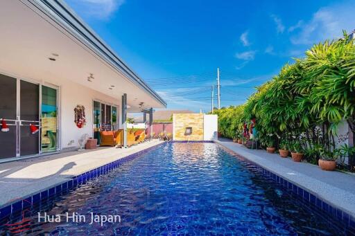 Location!! 3 Bedroom Pool Villa For Rent In Soi 102 only 5 minute to Bluport shopping center