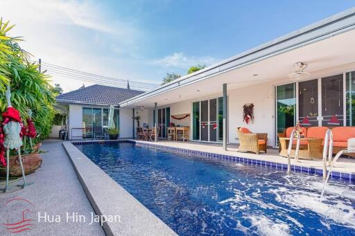 Location!! 3 Bedroom Pool Villa For Rent In Soi 102 only 5 minute to Bluport shopping center