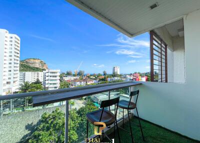 City & Sea View 2 Bedroom Condo For Sale - The Seacraze Hua Hin