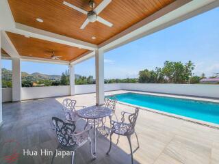 Newly Completed Modern 5 Bedroom Pool Villa with Great View, 15 min South of Hua Hin