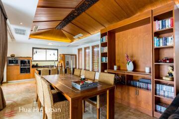 A Large, Lake Facing Balinese Style 3 Bedroom Pool Villa in Khao Takiab Area (Completed, Fully Furnished)