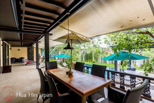 A Large, Lake Facing Balinese Style 3 Bedroom Pool Villa in Khao Takiab Area (Completed, Fully Furnished)