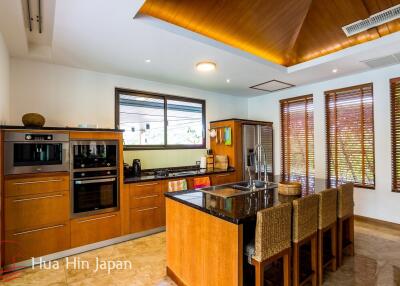 A Large, Lake Facing Balinese Style 3 Bedroom Pool Villa in Khao Takiab Area (Completed, Fully Furnished)