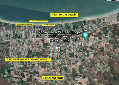 Central Location - 5 Rai Land For Sale - Hua Hin Soi 102