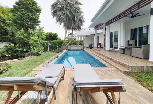 Modern 4 Bedroom Pool Villa With Sea View Rooftop Terrace Near Sai Noi Beach (Completed)