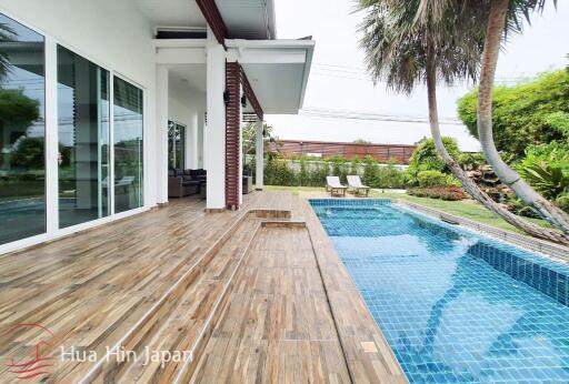 Modern 4 Bedroom Pool Villa With Sea View Rooftop Terrace Near Sai Noi Beach (Completed)