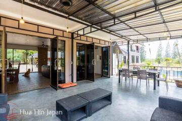 Big luxury estate villa with very large land for sale west of Hua Hin