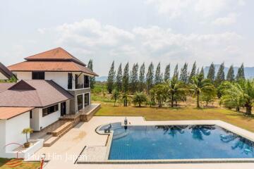 Big luxury estate villa with very large land for sale west of Hua Hin