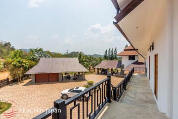 Big luxury estate villa with very large land for sale west of Hua Hin