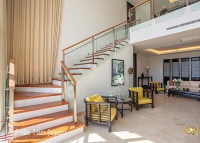 4 BDRM Executive Mansion Right on Black Mountain Golf Course in Hua Hin for Sale (Completed, 4 x membership included)