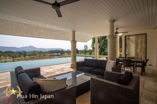 4 BDRM Executive Mansion Right on Black Mountain Golf Course in Hua Hin for Sale (Completed, 4 x membership included)