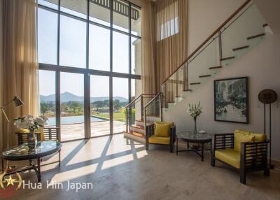 4 BDRM Executive Mansion Right on Black Mountain Golf Course in Hua Hin for Sale (Completed, 4 x membership included)