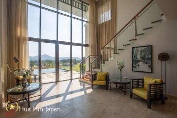 4 BDRM Executive Mansion Right on Black Mountain Golf Course in Hua Hin for Sale (Completed, 4 x membership included)