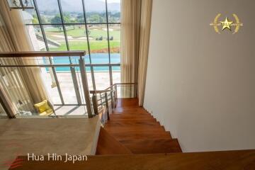 4 BDRM Executive Mansion Right on Black Mountain Golf Course in Hua Hin for Sale (Completed, 4 x membership included)