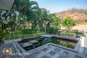 4 BDRM Executive Mansion Right on Black Mountain Golf Course in Hua Hin for Sale (Completed, 4 x membership included)