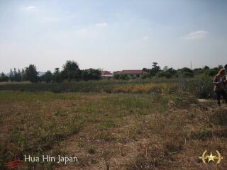 5 Rai of Land for sale near Wat Huay Mongkol Hua Hin