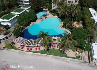 Recently Renovated 2 Bedroom Unit with Pool View inside Popular Sansaran Beachfront Condominium