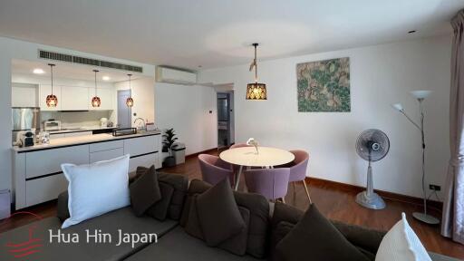 Recently Renovated 2 Bedroom Unit with Pool View inside Popular Sansaran Beachfront Condominium