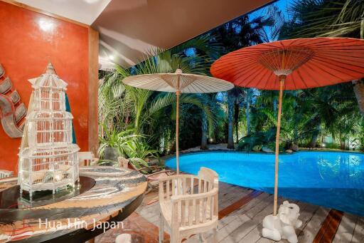 Luxury 3-Bedrooms Thai-Bali Style Pool Villa At Pranburi-Hua Hin