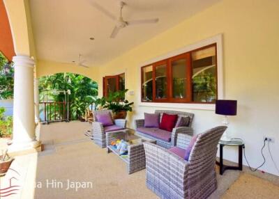 A Large 3 Bedroom Pool Villa with Beautiful Tropical Garden near Khao Tao Beach