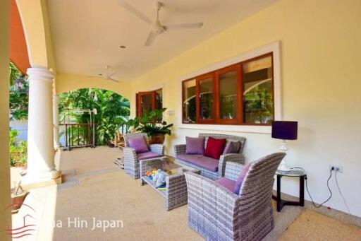 A Large 3 Bedroom Pool Villa with Beautiful Tropical Garden near Khao Tao Beach