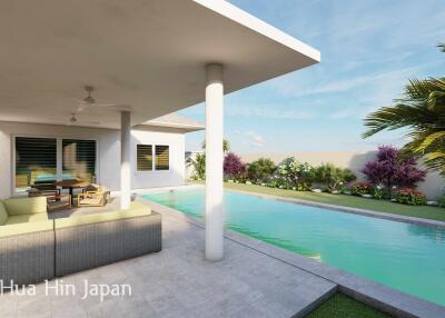 Solid 2 Bedroom Pool Villa Less than 10km from City Centre (off plan)