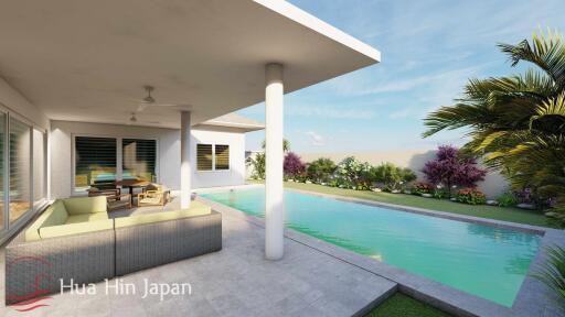 Solid 2 Bedroom Pool Villa Less than 10km from City Centre (off plan)