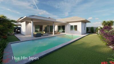 Solid 2 Bedroom Pool Villa Less than 10km from City Centre (off plan)