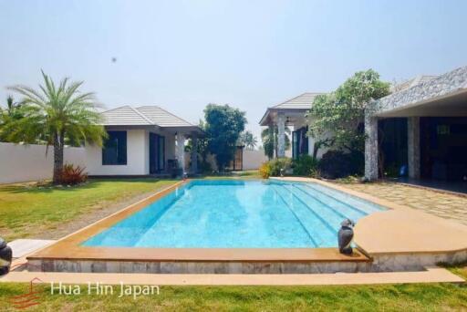 Solid 4 Bedroom Pool Villa on a Large Plot (completed, fully furnished)