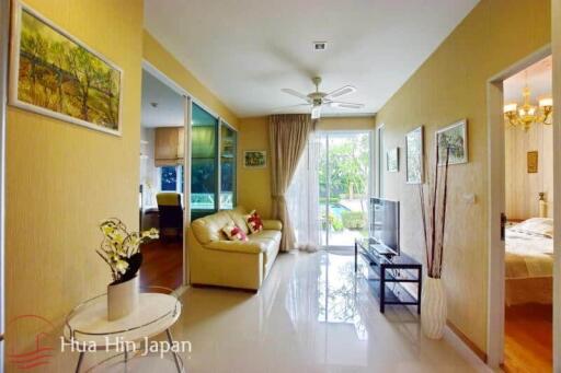 Beautiful 2 Bedroom Unit Direct Access to the Pool, near Khao Takiab Beach