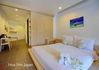 Spacious Studio Unit inside Resort Apartment in Khao Takiab