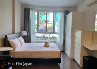 Studio Unit at Popular Baan Khun Koey Condo near BluPort Shopping Mall