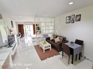 Good size studio unit at Baan Klang condominium on the 2nd Floor