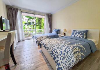 Beautiful 2 Bedroom Unit with Pool View in Popular Beachfront Sansaran Condo near BluPort