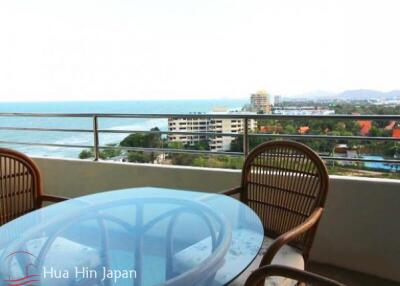 2 Bedroom Sea View Unit at Palm Pavilion Beachfront Condominium near Anantara Resort