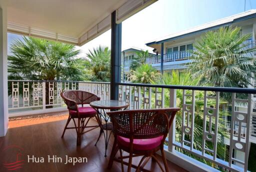 Nice 2 Bedrooms Colonial style condo right on Khao Takiab Beach