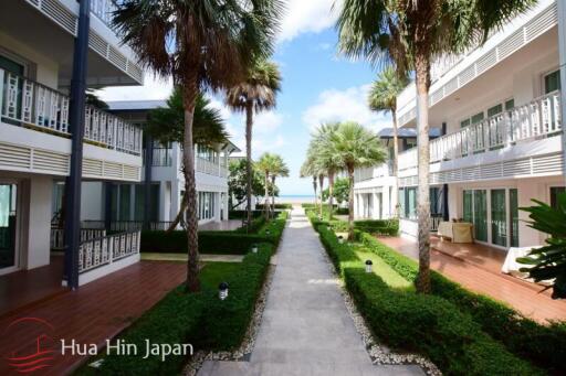 Colonial style condo right on Khao Takiab Beach