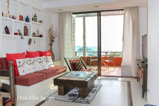 2 Bedroom with Direct Sea View at The Las Tortugas Condominium in Khao Tao (Furnished)