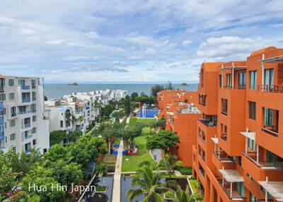 2 Bedroom with Direct Sea View at The Las Tortugas Condominium in Khao Tao (Furnished)