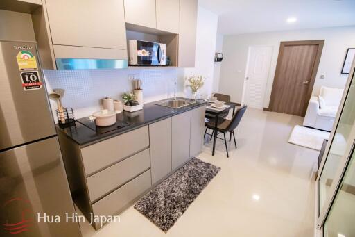 New 2 Bedroom Condominium unit for Sale within Walking Distance to Bluport Shopping Mall in Hua Hin