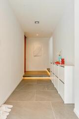 Modern hallway with minimalist decor