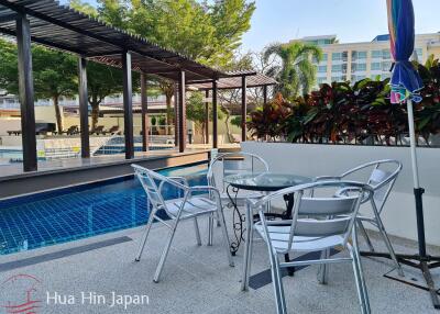 **Price Reduced!** Direct Pool Access Studio Unit inside Tira Tiraa in the Heart of Hua Hin Town