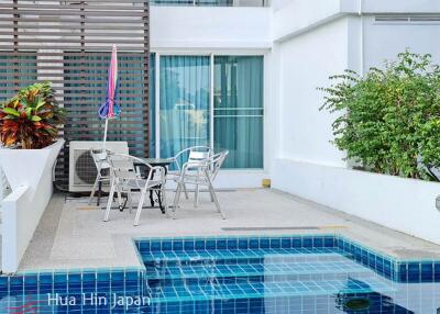 **Price Reduced!** Direct Pool Access Studio Unit inside Tira Tiraa in the Heart of Hua Hin Town