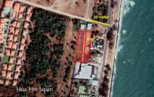 Prime Plot only 50 meter from Pak Nam Pran Beach