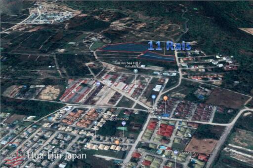 11 Rai Land in Hua Hin Soi 102