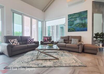 Super Modern 4 Bedroom Pool Villa on 1 Rai Land near the Town (Completed, Fully Furnished)