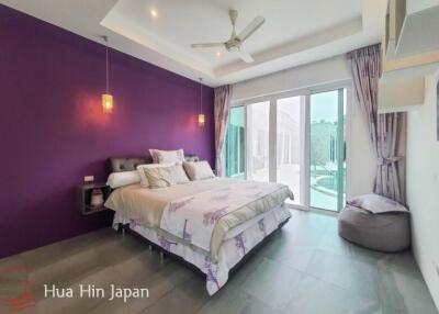 Super Modern 4 Bedroom Pool Villa on 1 Rai Land near the Town (Completed, Fully Furnished)